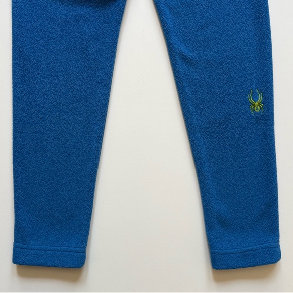Spyder Kids Unisex Speed Fleece Cobalt Blue Pants - Size 7 - Picture 7 of 13